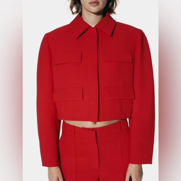 Zara cropped blazer - Picture 1 of 4